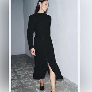 ZARA COAT DRESS WITH SASH ZW COLLECTION NWT SIZE SMALL